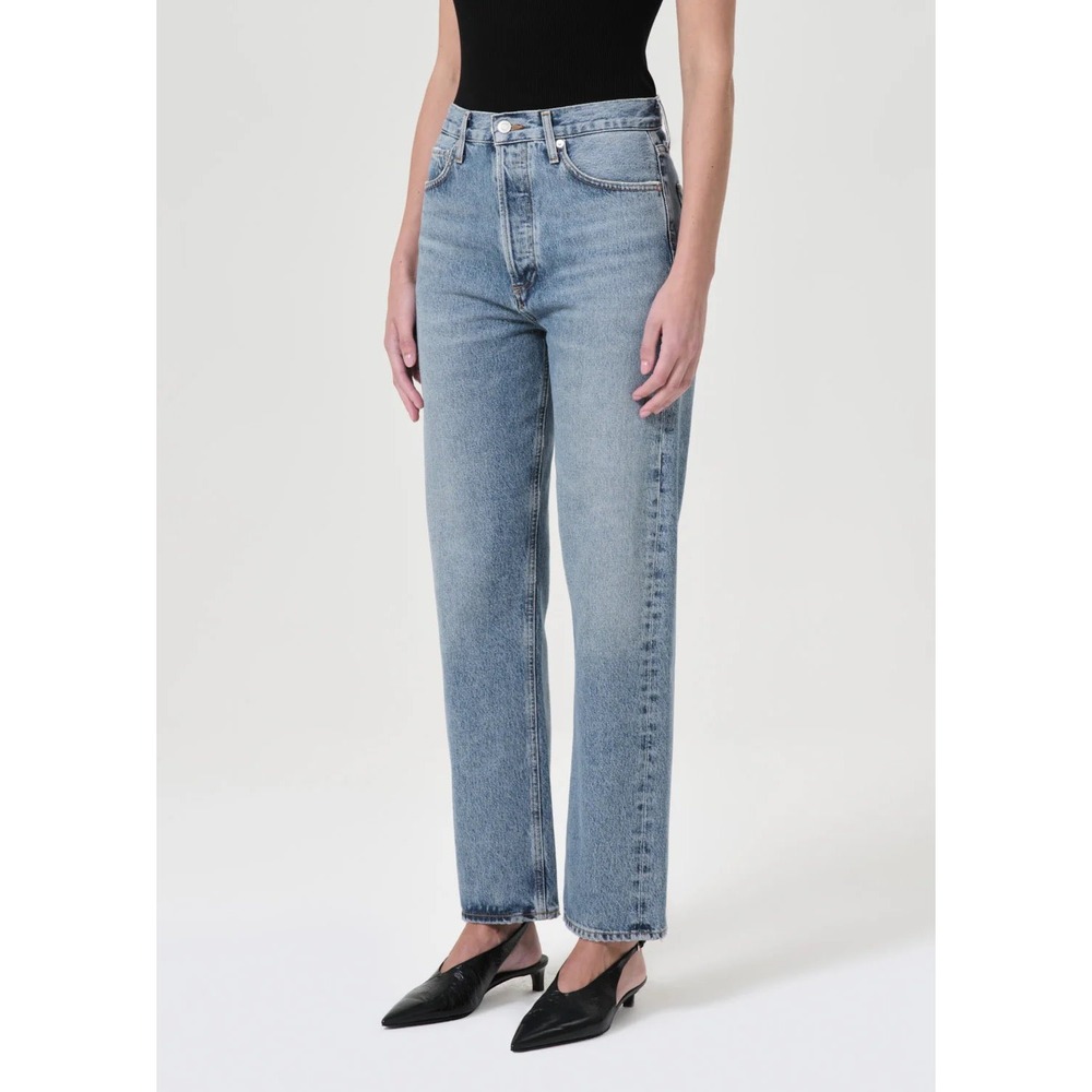 Agolde 90s Pinch Waist High Rise Straight in Navigate Size 23 - Picture 2 of 8